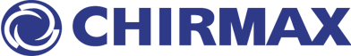 Logo Chirmax, českého výrobcu chirurgického šijacieho materiálu