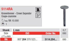 Edenta 5114RA - diamantový disk na separáciu koruniek - 1 ks