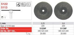Edenta Lab 5122/5113 - sintrované diamantové kotúče - 1 ks