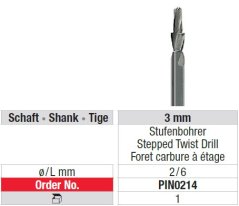 Edenta Lab Dowel Pins with Sleeves - 1000 ks