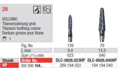 Edenta Lab cut 26 - Volcano TC nástroje - 1 ks