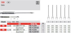 Edenta 180 Gates - endodontické nástroje - 6 ks