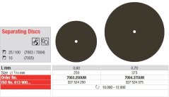 Edenta Lab separačné kotúče - 25 ks