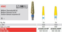 Edenta Lab 45AC - TC nástroje, Medium Diamond Cut AC - 1 ks