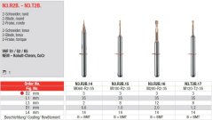 Edenta Lab N3.R2B.-N3.T2B. - CAD/CAM nástroje pre VHF - 1 ks