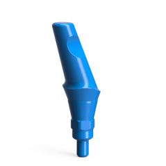 Plastový plánovací pilier estetický QR/d3.9/25° – angulovaný, úzky