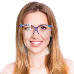 Ochranné štíty COMFORT LIGHT+ sada 4 ks fólií Transparentná