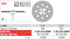Edenta Lab 351 - SuperFlex diamantové kotúče - 1 ks