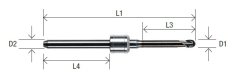 Edenta Lab N6.R2D. - CAD/CAM nástroje pre IMES-ICORE - 1 ks