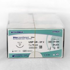 SILON monofilament DS 15, 0,7 EP - 6/0 USP, 1 x 45 cm, 24 ks