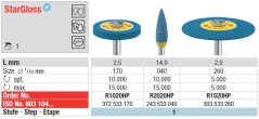 Edenta Lab StarGloss - leštiace nástroje na keramiku - 1 ks