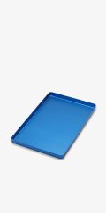 TRAY SMALL ALUMINIUM BLUE