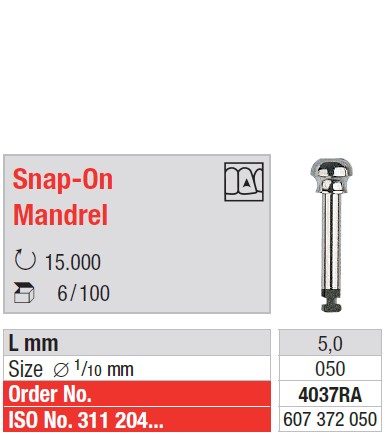 Edenta Prophylaxis Brushlets (RA, Screw-In, Snap-On) - leštiace kefky na profylaxiu - 100 ks