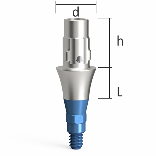 Báza Uni-Base® LASAK BioniQ® QR/I/d4.5/h5.5 - priama, so šesťhranom
