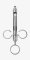 STAINLESS STEEL  SYRINGE DOUBLE RING EU. THR.