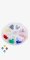 SILICONE RINGS, EXAGONAL BOX, 8 COLOURS