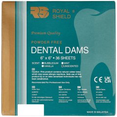 Royal Shield Kofferdamové blany latexové 36ks