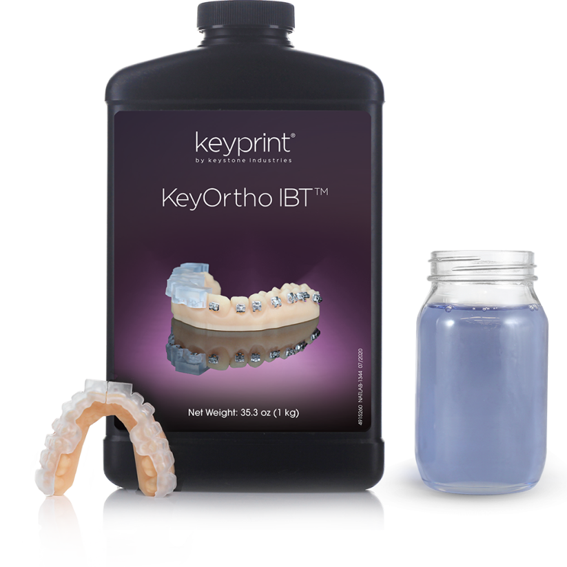 KeyPrint KeyOrtho IBT - živica na nepriame ortodontické nosiče