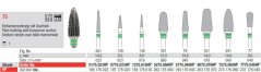Edenta Lab 75 - TC nástroje, Plain toothing with transverse section - 1 ks