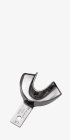 Non-perforated impression tray with retention rim