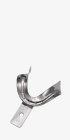Non-perforated impression tray for edentulous