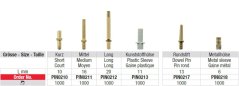 Edenta Lab Dowel Pins with Sleeves - 1000 ks