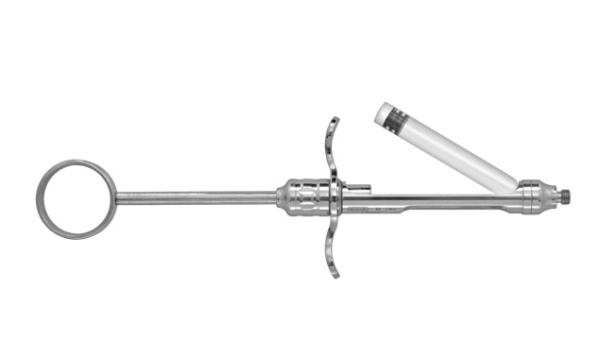 Medesy Cook-Waite syringe, silikon, aspirating
