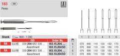 Edenta 183 Peeso - endodontické nástroje - 6 ks