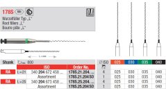 Edenta 178S - endodontické nástroje, Root Fillers typ "L" s bezpečnostnou špirálou - 4 ks