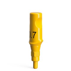 Plastový plánovací pilíř estetický QN/d3.8/L0.7 – přímý, úzký