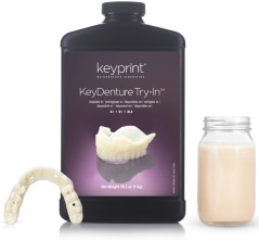 KeyPrint KeyDenture Try-In - živica na skúšobné protézy