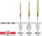 Edenta Lab Tailpins with swordfish end for retention - 1000 ks