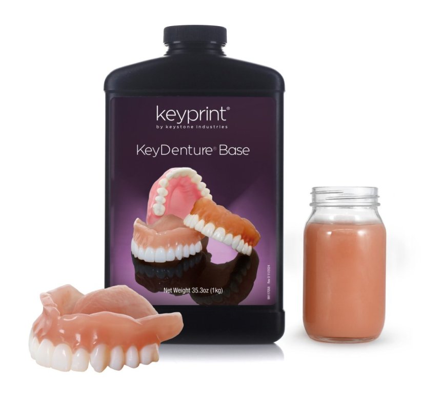 KeyPrint KeyDenture Base - živicová báza