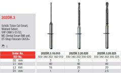 Edenta Lab 202DR.3 - CAD/CAM nástroje, typ SELECT - 1 ks