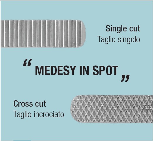 Pilníky na kosti Medesy